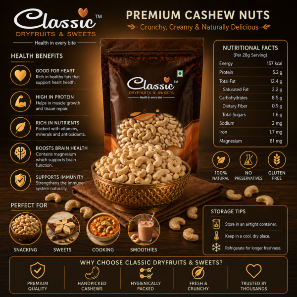 cashew 250 gms