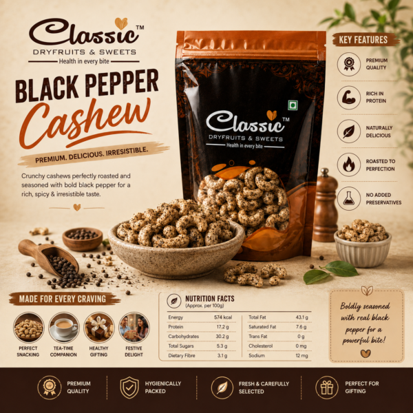 black pepper cashew sub