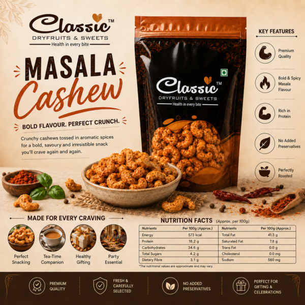 masala cashew sub